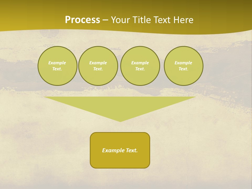 A Piece Of Parchment Paper With A Yellow Background PowerPoint Template