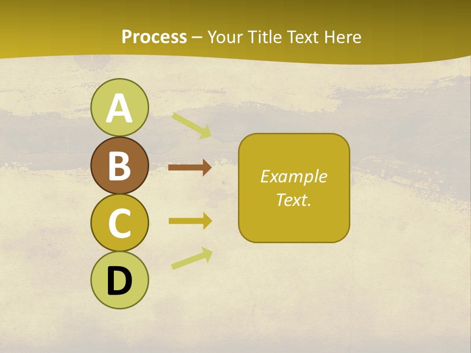 A Piece Of Parchment Paper With A Yellow Background PowerPoint Template