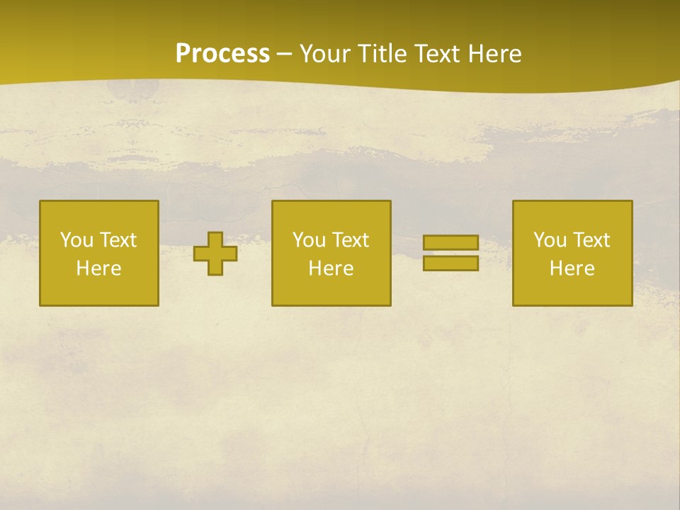 A Piece Of Parchment Paper With A Yellow Background PowerPoint Template