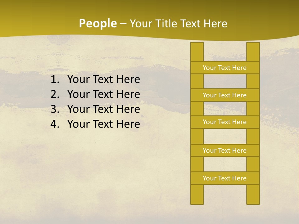 A Piece Of Parchment Paper With A Yellow Background PowerPoint Template