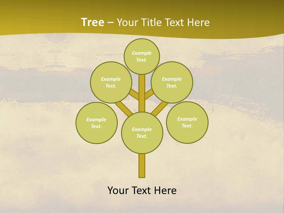 A Piece Of Parchment Paper With A Yellow Background PowerPoint Template