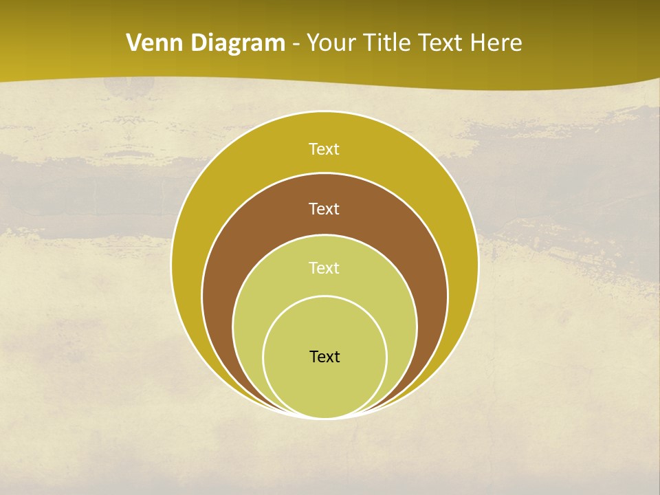 A Piece Of Parchment Paper With A Yellow Background PowerPoint Template