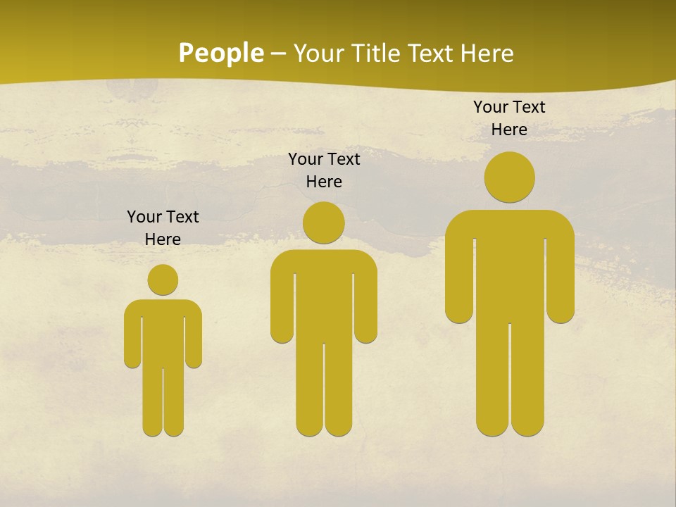 A Piece Of Parchment Paper With A Yellow Background PowerPoint Template