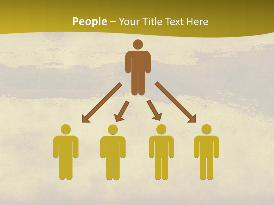 A Piece Of Parchment Paper With A Yellow Background PowerPoint Template