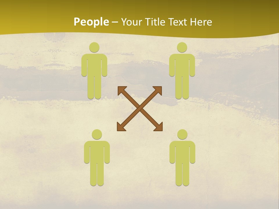 A Piece Of Parchment Paper With A Yellow Background PowerPoint Template