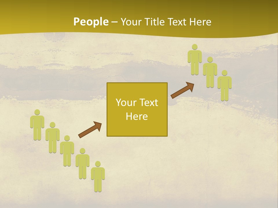 A Piece Of Parchment Paper With A Yellow Background PowerPoint Template