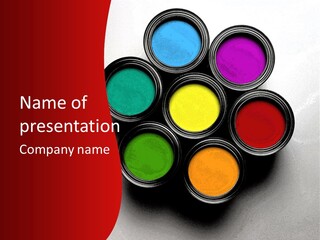 Paint Can Colorful PowerPoint Template