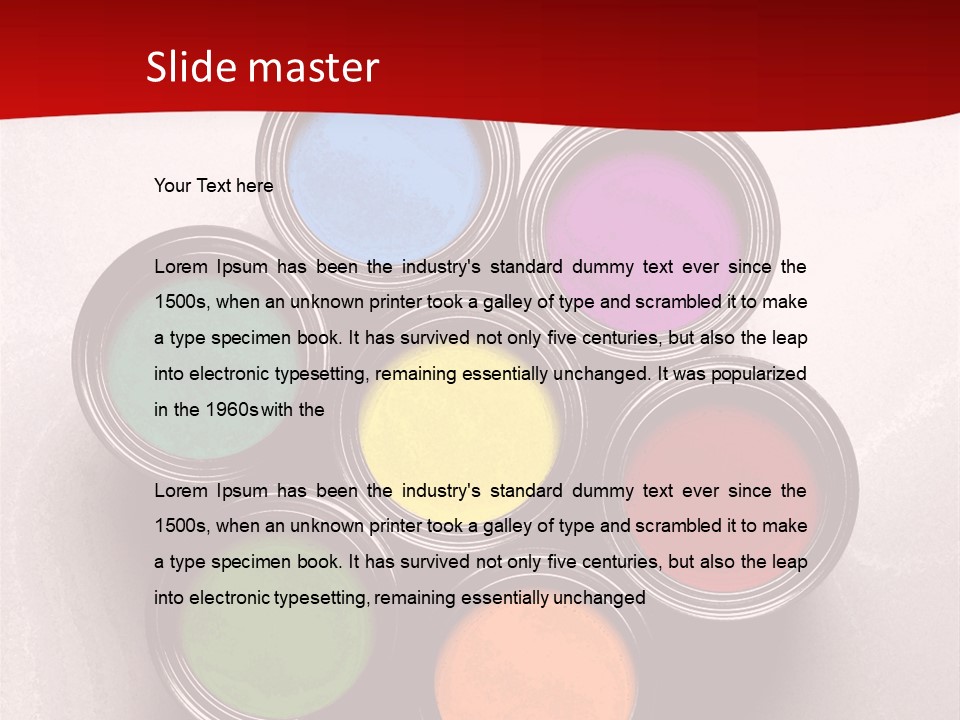 Paint Can Colorful PowerPoint Template