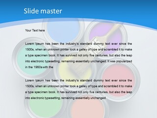 Handle Paint Art PowerPoint Template