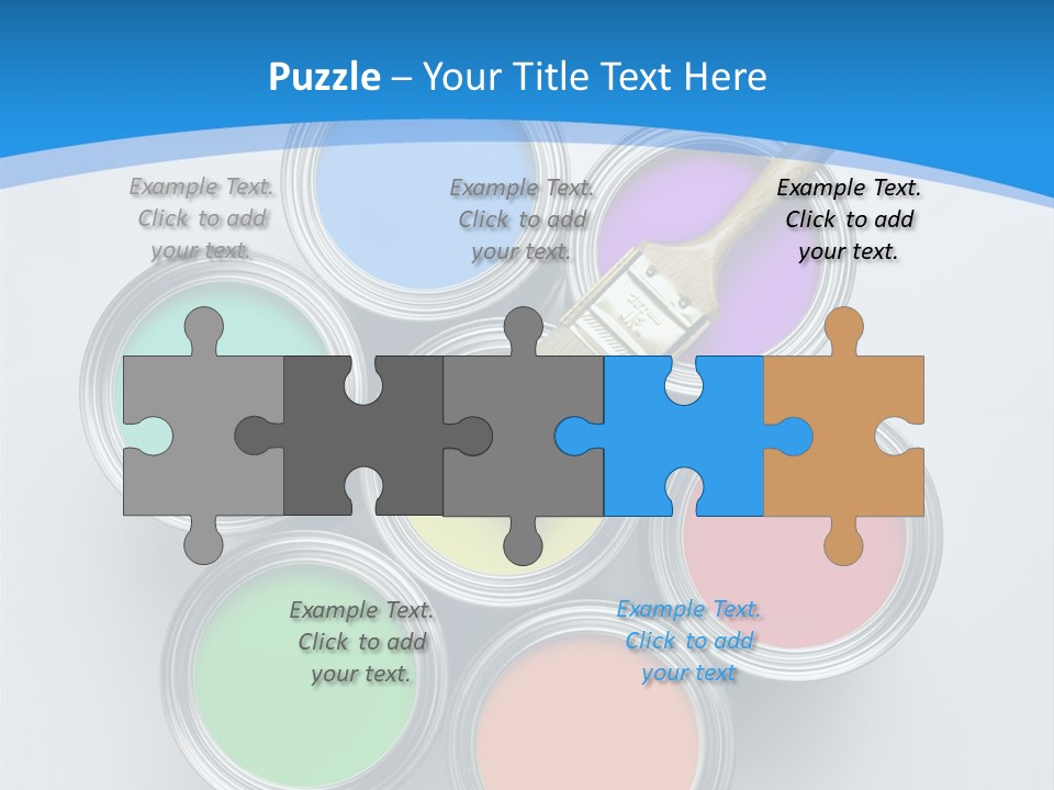 Handle Paint Art PowerPoint Template