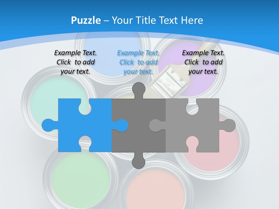 Handle Paint Art PowerPoint Template