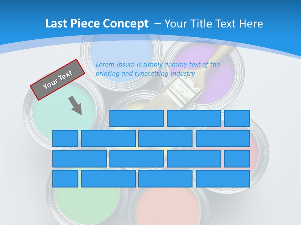 Handle Paint Art PowerPoint Template