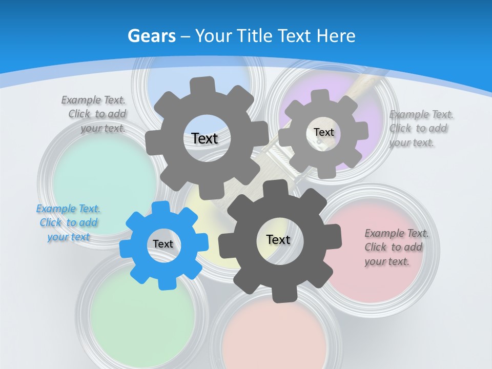 Handle Paint Art PowerPoint Template