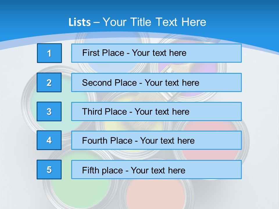Handle Paint Art PowerPoint Template