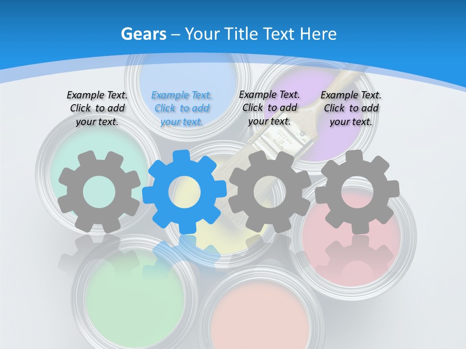 Handle Paint Art PowerPoint Template