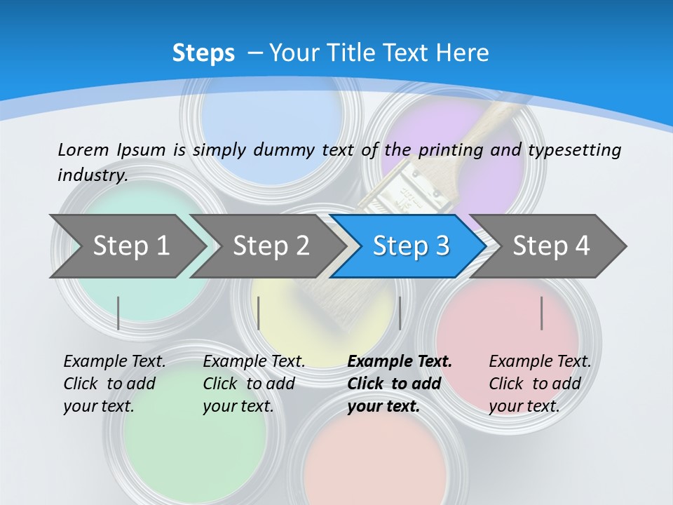 Handle Paint Art PowerPoint Template