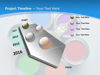 Handle Paint Art PowerPoint Template