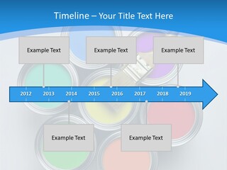 Handle Paint Art PowerPoint Template