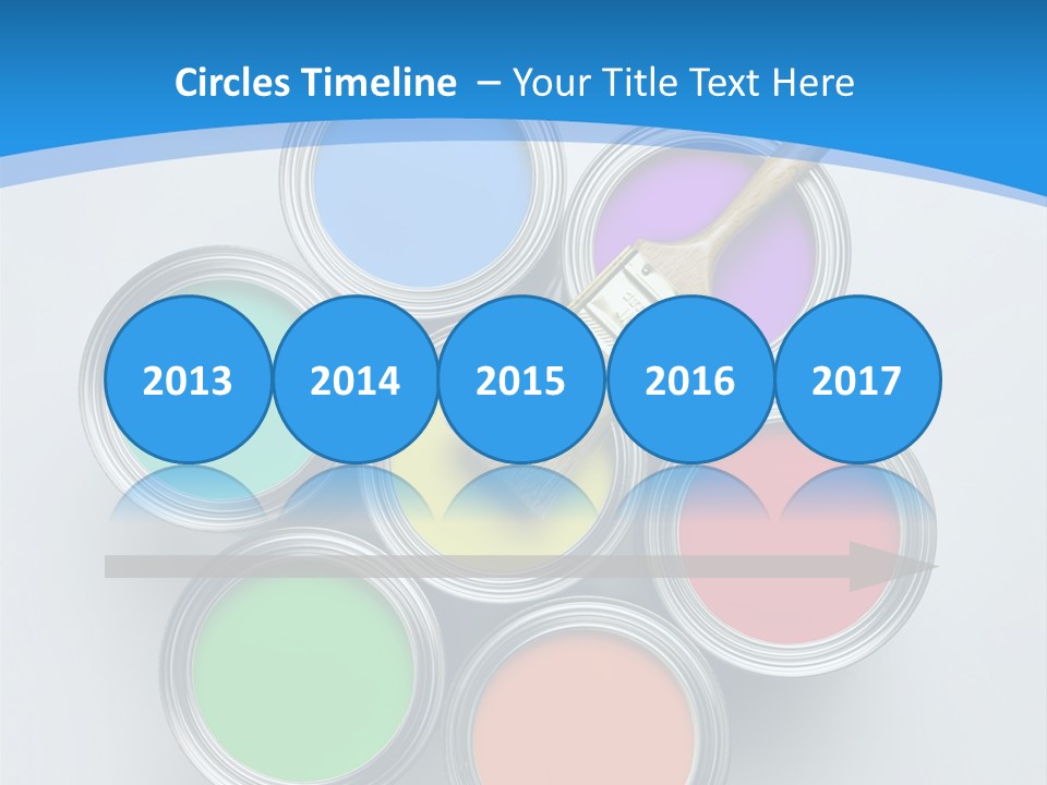 Handle Paint Art PowerPoint Template