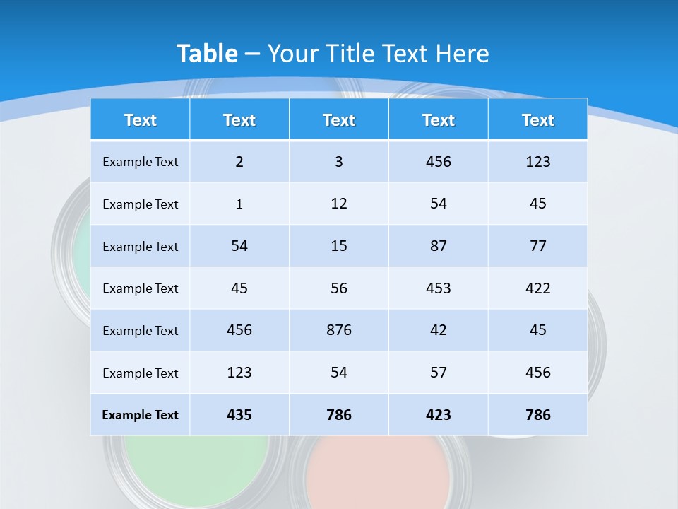 Handle Paint Art PowerPoint Template