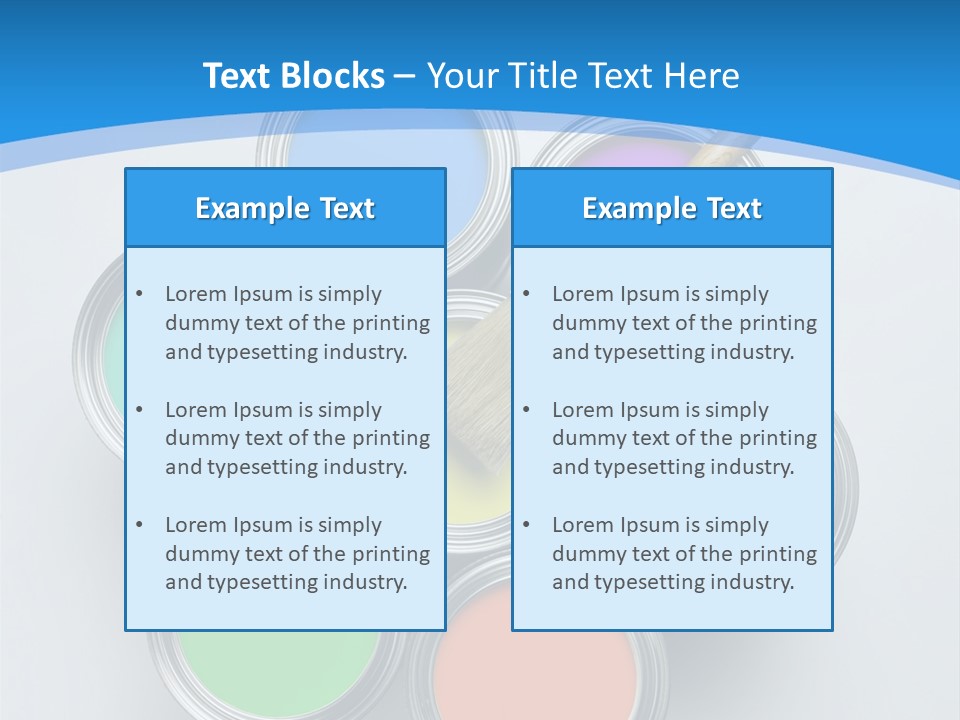 Handle Paint Art PowerPoint Template