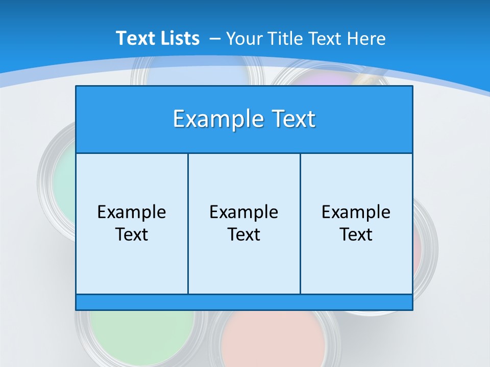 Handle Paint Art PowerPoint Template