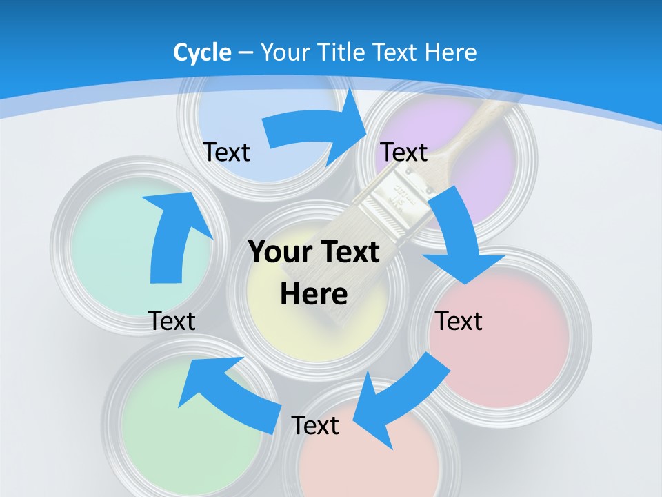 Handle Paint Art PowerPoint Template