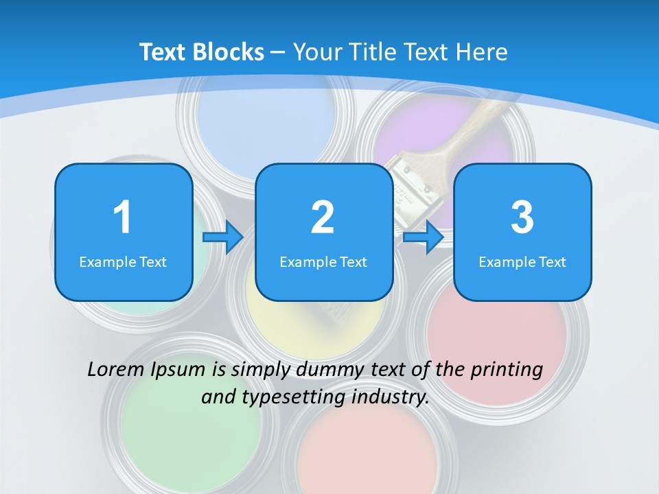 Handle Paint Art PowerPoint Template