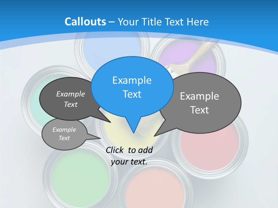 Handle Paint Art PowerPoint Template