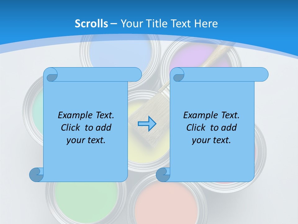 Handle Paint Art PowerPoint Template