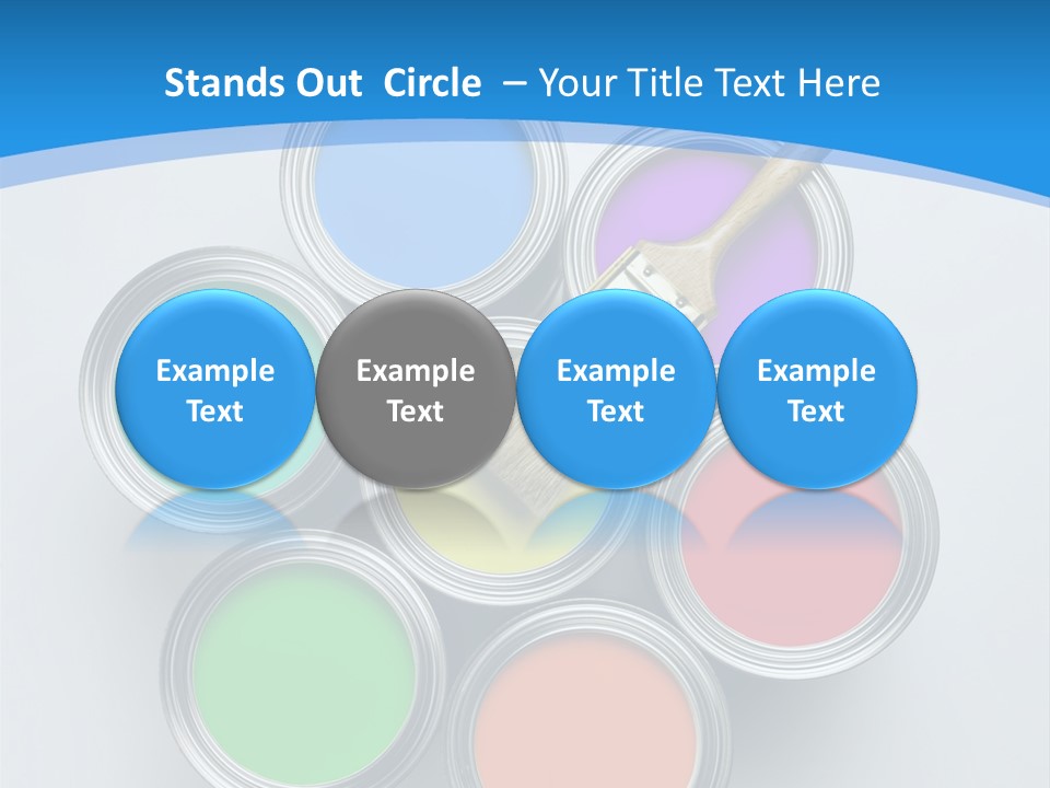 Handle Paint Art PowerPoint Template