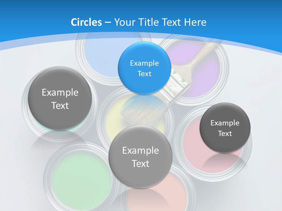 Handle Paint Art PowerPoint Template