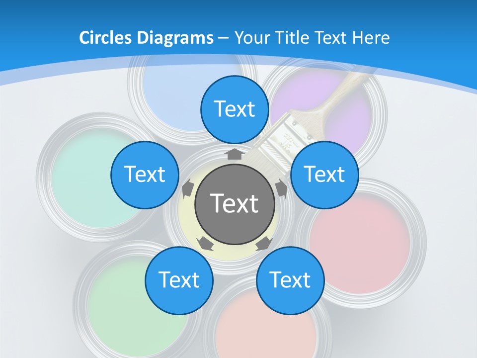 Handle Paint Art PowerPoint Template