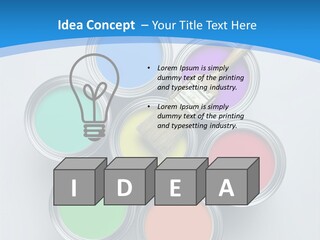 Handle Paint Art PowerPoint Template