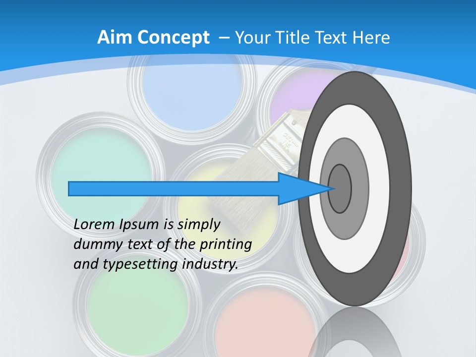 Handle Paint Art PowerPoint Template