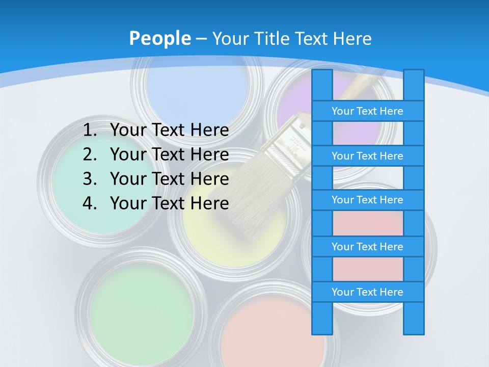 Handle Paint Art PowerPoint Template