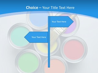 Handle Paint Art PowerPoint Template