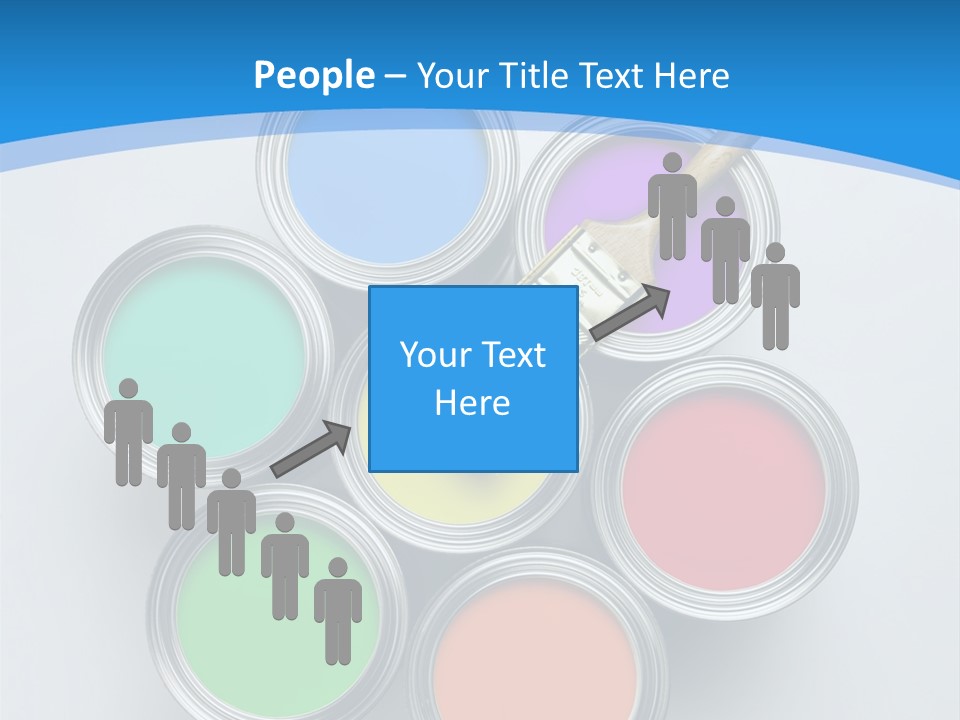 Handle Paint Art PowerPoint Template