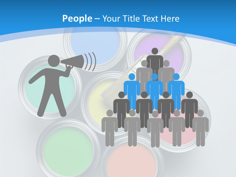 Handle Paint Art PowerPoint Template