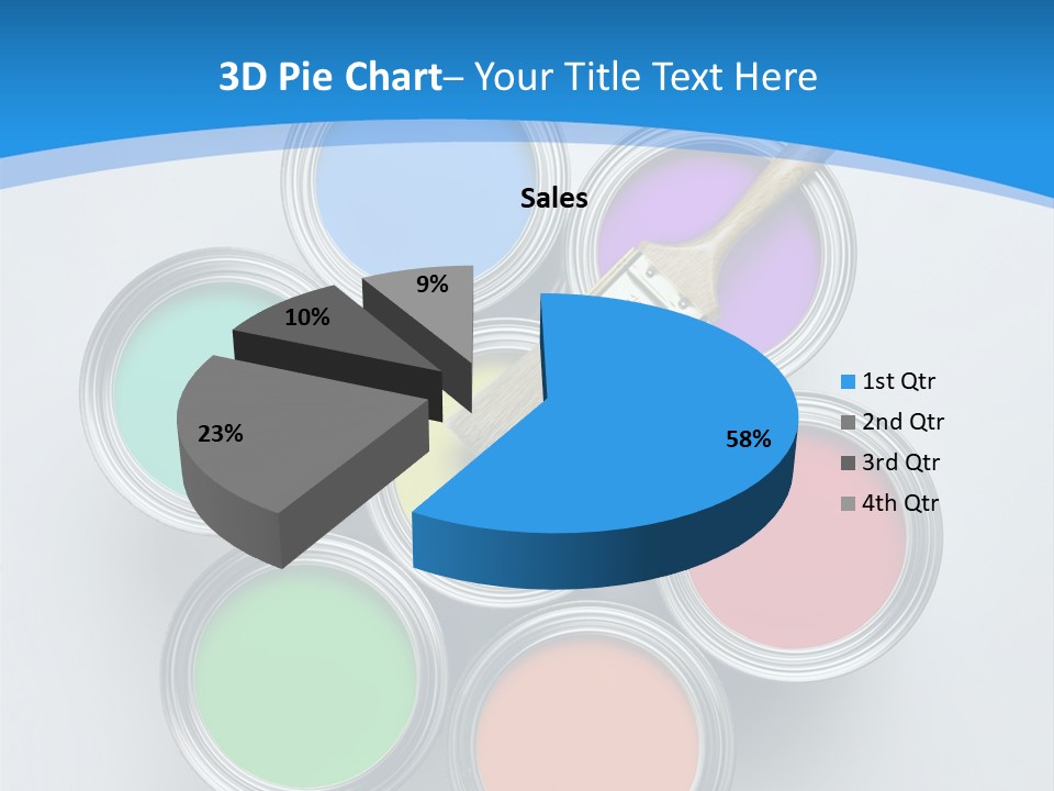 Handle Paint Art PowerPoint Template
