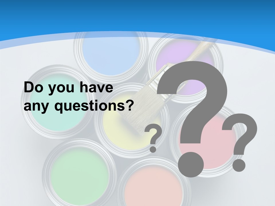 Handle Paint Art PowerPoint Template