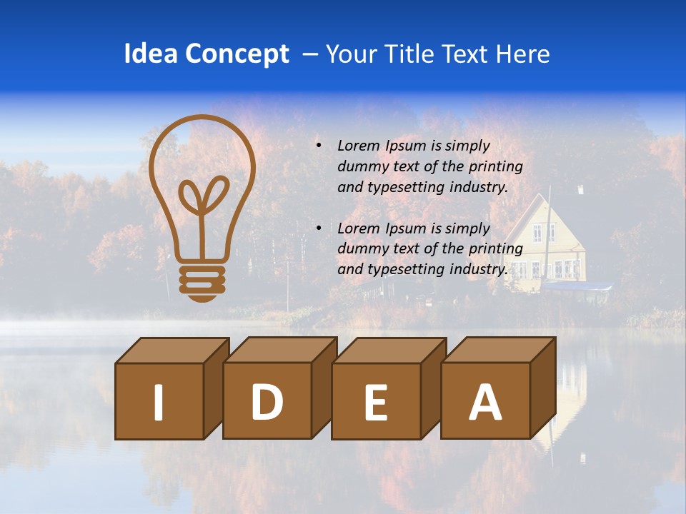 Sunny Branch Nature PowerPoint Template