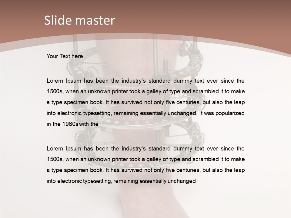 Bone Health Isolated PowerPoint Template