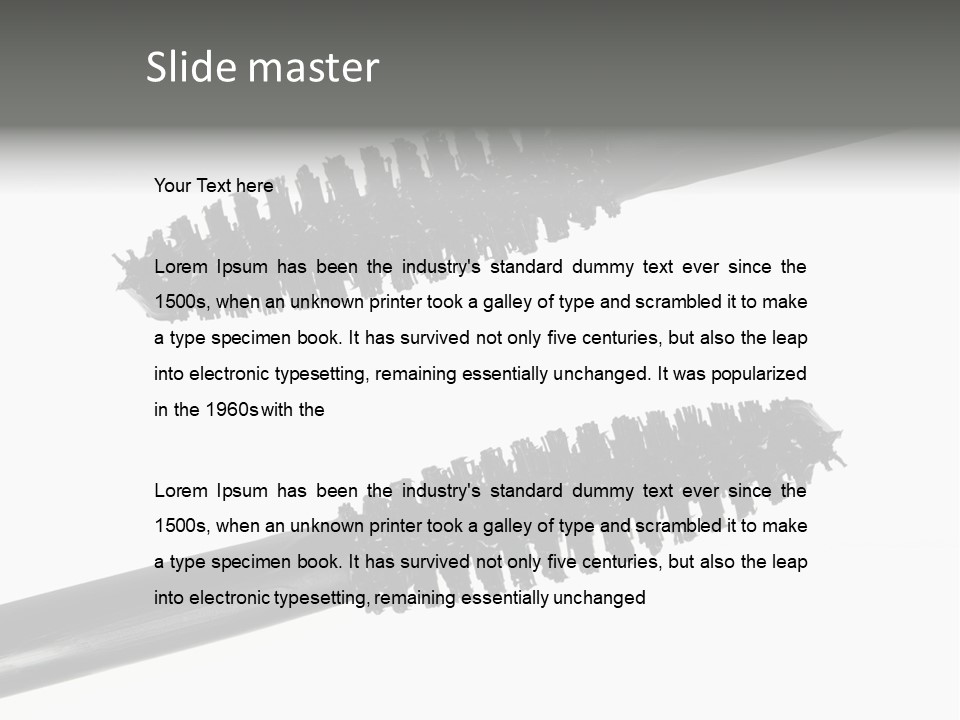 Products Tool Human PowerPoint Template
