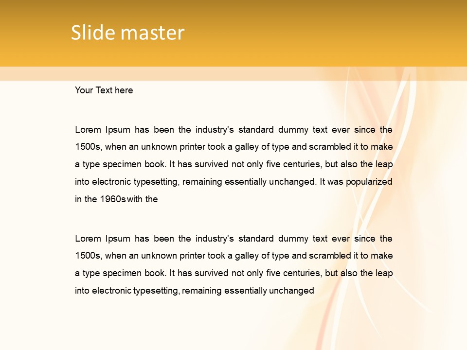 Background Color Style PowerPoint Template