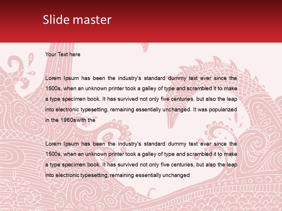 Sea Two Vector PowerPoint Template