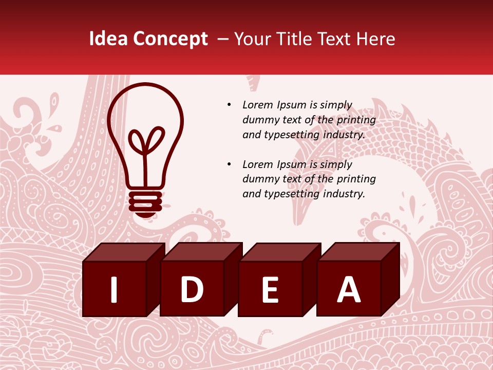 Sea Two Vector PowerPoint Template
