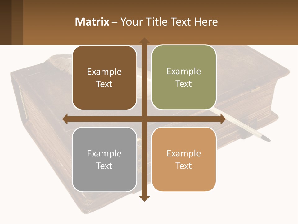 Yellow Story Dark PowerPoint Template