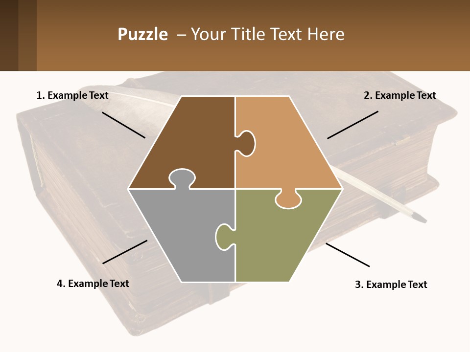 Yellow Story Dark PowerPoint Template