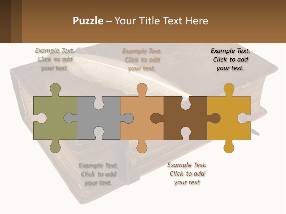 Yellow Story Dark PowerPoint Template